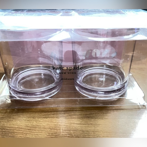 Brand New Kate Spade "Let it snow" bucket cups. Set of 2 - Picture 2 of 3